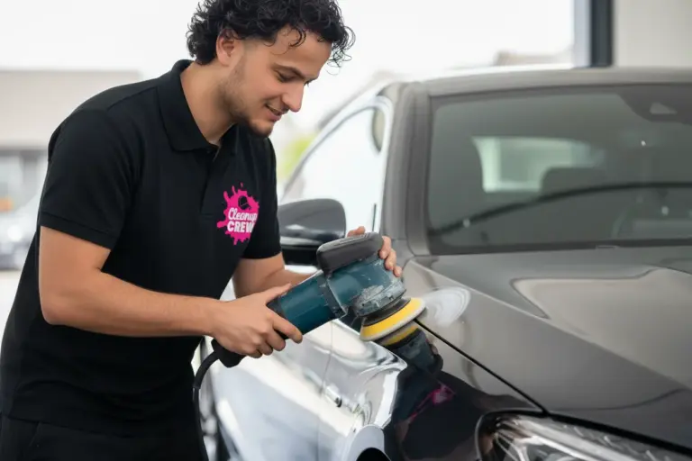 Professionele reiniging van een auto-interieur